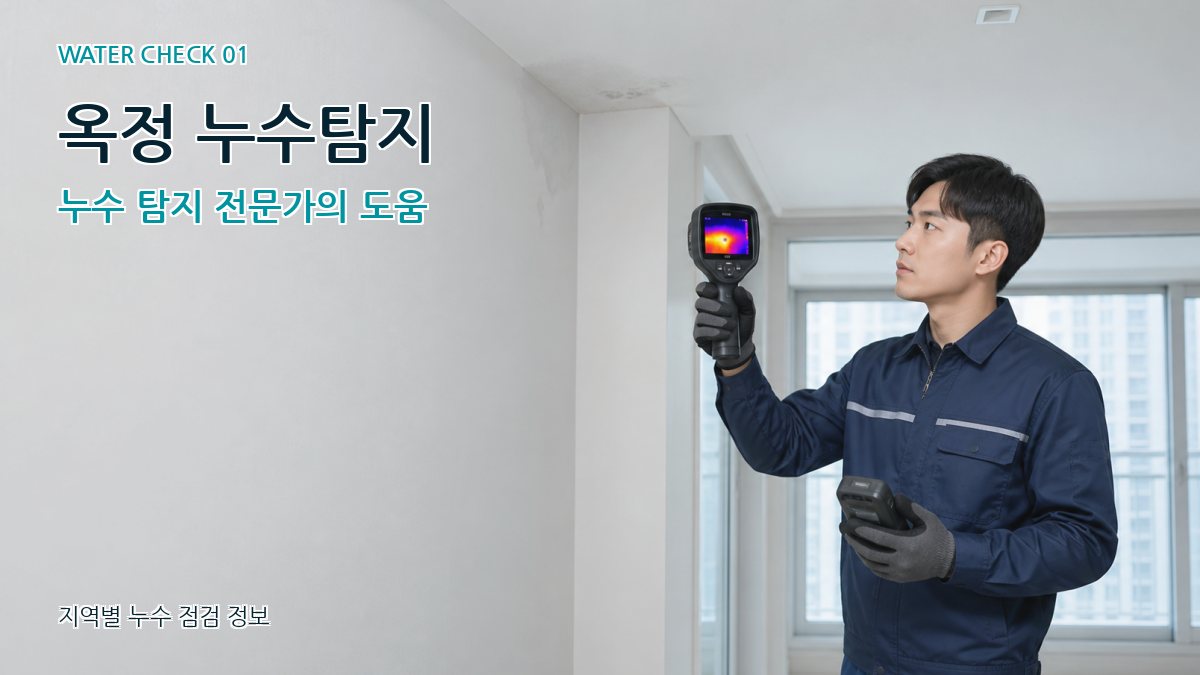 옥정 누수탐지 누수 탐지 전문가의 도움