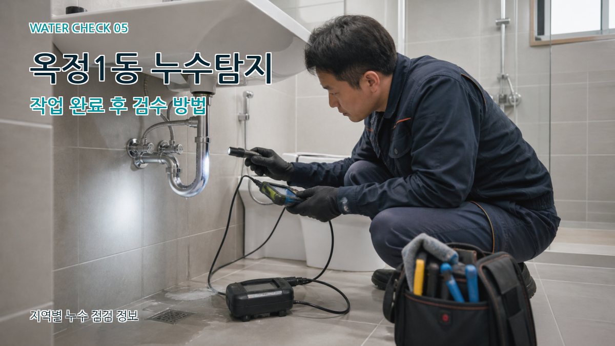 옥정1동 누수공사 누수탐지 이미지