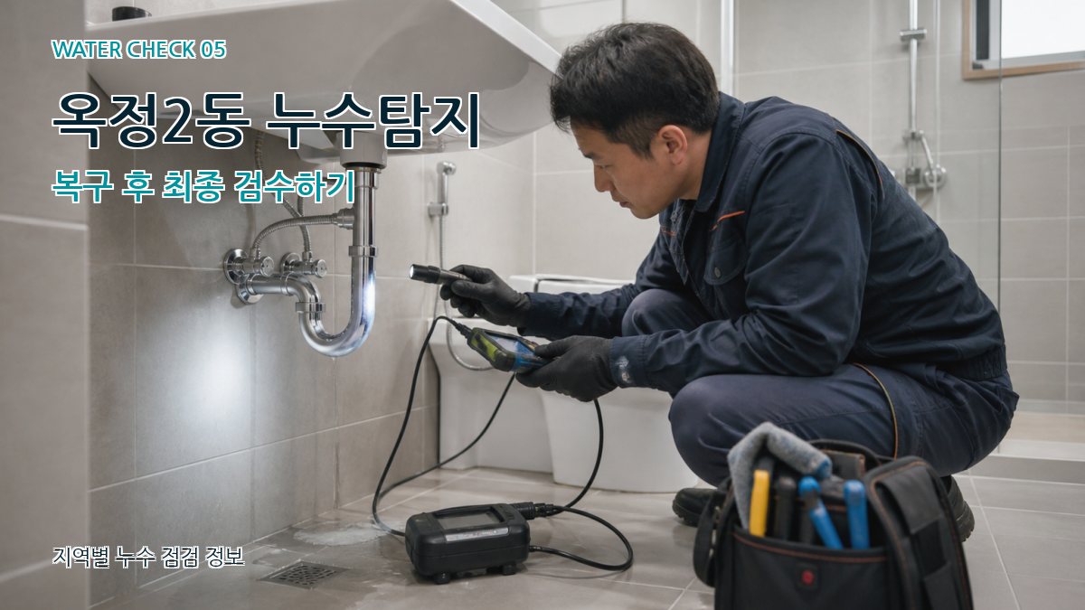 옥정2동 누수공사 누수탐지 이미지